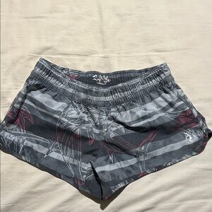 Salt Life Women's Gray and Pink Shorts